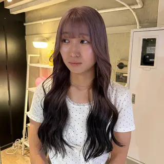 ロング カラー ヘアアレンジ 海外/ハイトーン🪽 ☯️ami☯️のヘアスタイル