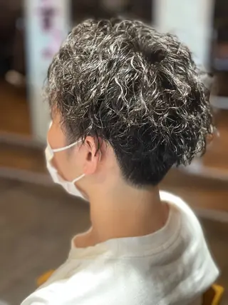 パーマ メンズ 髪質改善/ 杉山正克のヘアスタイル