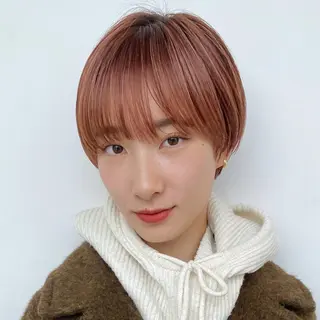 ショート カラー 原宿ショート/ボブ/ パーマ🪷Akinaのヘアスタイル