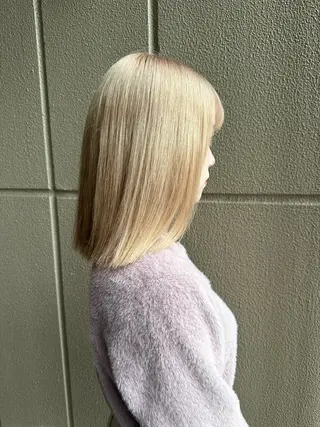 ミディアム 🐬脱白髪染めカラー 清水大世🐬のヘアスタイル