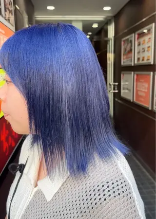 ミディアム カラー yu-kiハイトーン /ブリーチ無しカラーのヘアスタイル