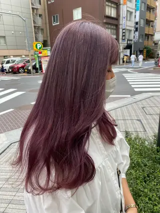 ロング カラー ハイトーン特化サロン 🍑momo🍑のヘアスタイル