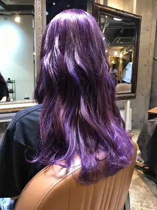 セミロング カラー パーマ ヘアアレンジ メンズ キッズ ネイル マツエク・マツパ サロンドミルク 原宿のヘアスタイル