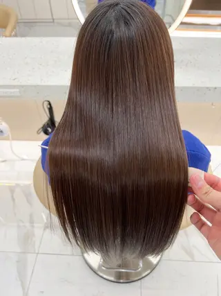 ロング ブリーチなし/ 透明感カラー/松沢のヘアスタイル