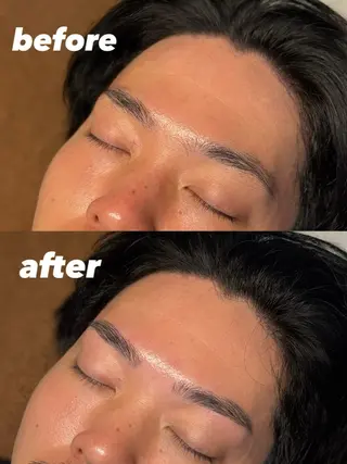 メンズ アイブロウ 韓国肌管理BEAUTY-SALON Teena【ティーナ】ララピール/毛穴/脱毛所属・心斎橋眉毛サロン hiyoriの眉毛・アイブロウイメージ