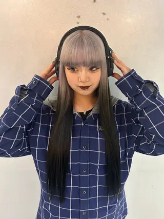 ロング カラー 韓国ボブ/レイヤー カット/ EMIRIのヘアスタイル