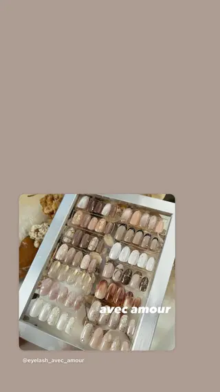 ネイル JR豊田駅🫧 avec amourのネイルデザイン