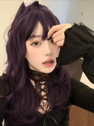 ロング カラー 🎀暖色/ラベンダー /paru🤍のヘアスタイル