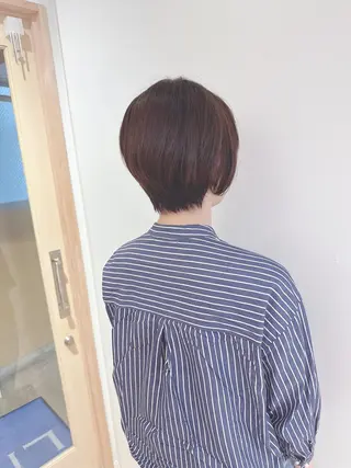 ショート カラー なりたいが叶う ながしまじゅんきのヘアスタイル