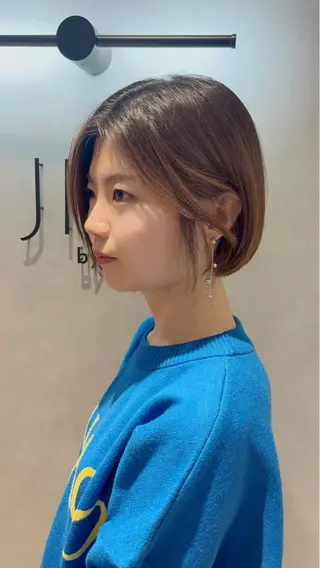 ショート カラー GIEN 末吉 海斗のヘアスタイル