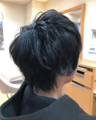 ショート メンズ ニュアンスカラー🫧 加納のヘアスタイル