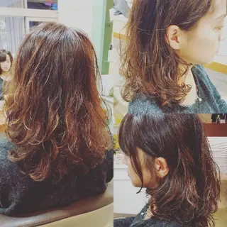 パーマ 若泉 真梨のヘアスタイル