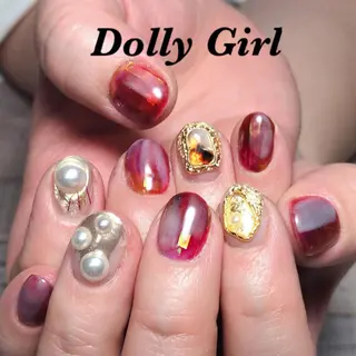 ネイル 個室ネイルサロンDolly  Girl〜ドーリーガール〜所属・DollyGirl KYOKOのネイルデザイン