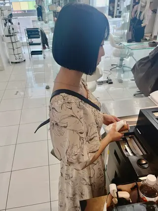 ショート カラー アレンジ＆ショート 💙YUKINOのヘアスタイル