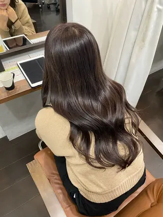 ロング カラー ヘアアレンジ 🍒ᩚ名駅/艶髪 縮毛矯正/あゆ🍒ᩚのヘアスタイル