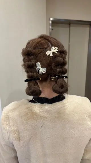 ヘアアレンジ 👽個性派ネイル🎀 komachiのマツエク・マツパデザイン