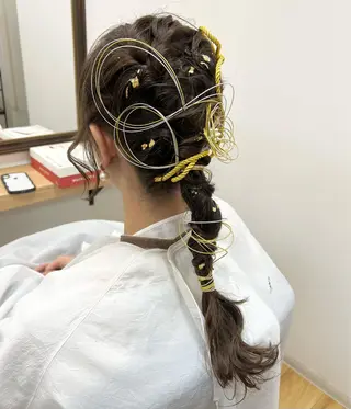 ヘアアレンジ 川畑 陽奈のヘアスタイル