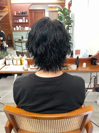 パーマ メンズ 五十嵐 雄毅のヘアスタイル