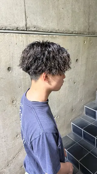 パーマ メンズ 五十嵐 圭音のヘアスタイル