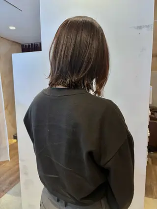 ミディアム lot Kanau ハイトーン／デザインのヘアスタイル