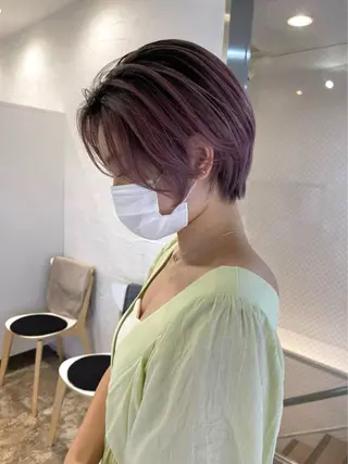 ショート カラー fifth 山中達也のヘアスタイル