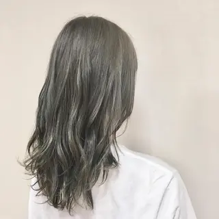 セミロング カラー ヘアアレンジ 【Sweep】おじま のぞみのヘアスタイル