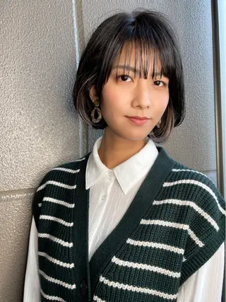 ミディアム 平 一裕のヘアスタイル