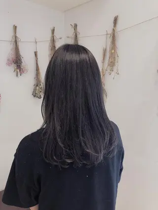 セミロング カラー パーマ はだゆうき @hadadan08のヘアスタイル