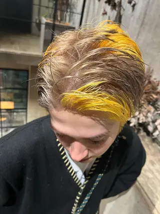 カラー china/ボブ /ブリーチカラーのヘアスタイル