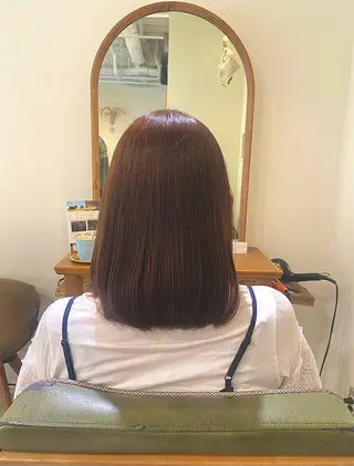 ミディアム カラー LiC えりのヘアスタイル