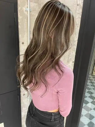 ロング カラー ♡ハイライトカラー shinri♡のヘアスタイル