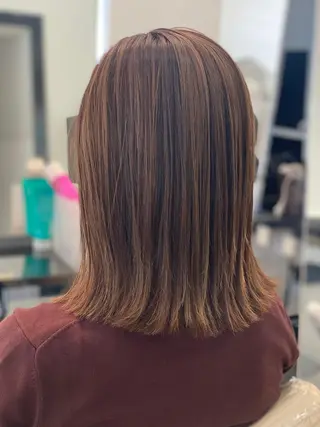 ミディアム 【デザインカラー】 🕊️村田 菜々美のヘアスタイル