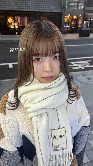 ミディアム カラー CYAN 京都駅前店（シアン）所属・🩷  ayaka 🩷のヘアスタイル