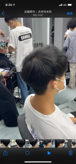 ショート カラー パーマ メンズ 🔥メンズヘア🔥 セヤシュウヘイのヘアスタイル