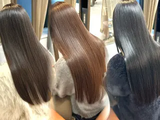 ロング 💎【髪質改善カラー 艶髪×縮毛矯正】💎のヘアスタイル