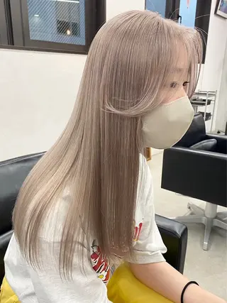 ロング カラー 🫐寒色系カラー 🫐ヤマナカリリカのヘアスタイル