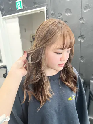 ミディアム カラー HARU//原宿🤍 リピート率NO.1のヘアスタイル