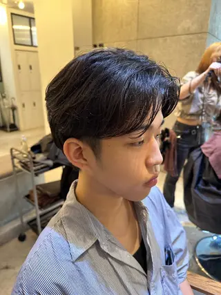 メンズ La fith hair sept 銀座店所属・KOGA／ パーマモデル募集のヘアスタイル