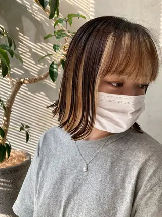 ショート カラー パーマ fifth JINGUMAE所属・波巻きスパイラルパー マ/シャドウパーマ駿のヘアスタイル