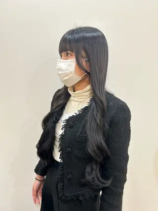 ロング カラー ヘアアレンジ 宮尾 愛海のヘアスタイル