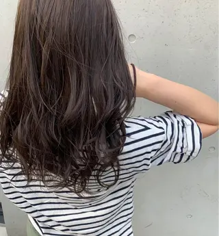 セミロング カラー パーマ ヘアアレンジ メンズ キッズ マツエク・マツパ Luela堅田所属・田中 裕士のヘアスタイル