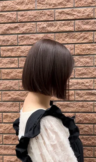 ショート カラー 神戸ボブ✂️ ioe三宮/田 伸佳のヘアスタイル