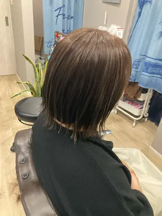ミディアム Hair room Leaのヘアスタイル
