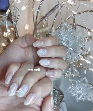 ミディアム ネイル 長さ出し専門 nynaのネイルデザイン