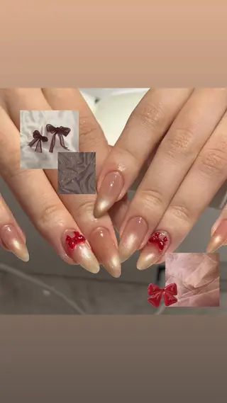 ネイル 🩷120%可愛い 保証🎀fein.のネイルデザイン