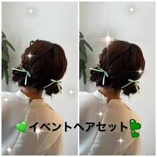 ロング カラー ヘアアレンジ lovis🧸ゆうあ 🧸/透明感カラーのヘアスタイル