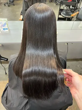 ロング 髪質改善/縮毛矯正/ TAISHIのヘアスタイル