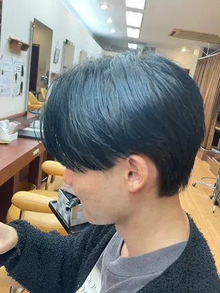 ショート カラー メンズ ルキ🌈ブリーチカラ ー&メンズパーマ🦄のヘアスタイル