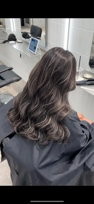 ロング カラー ✨レイヤーカット 海外ヘア/原宿✨のヘアスタイル