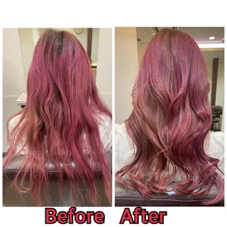 ロング 平 真亜里のヘアスタイル